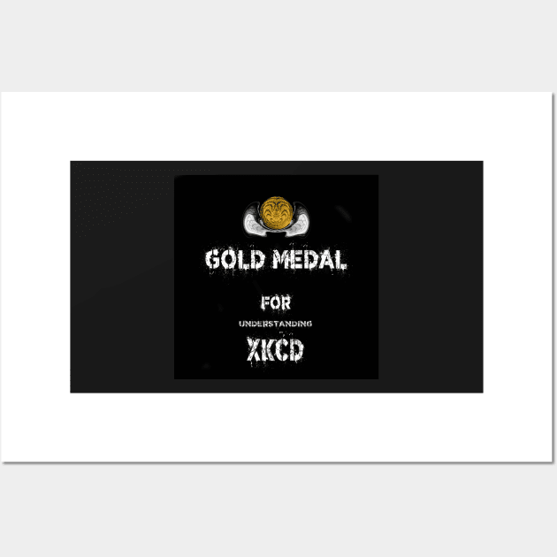 Gold Medal for Understanding XKCD Award Winner 3D Wall Art by PlanetMonkey